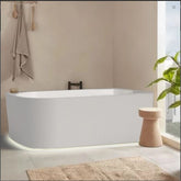 Glossy White Right Corner Bathtub Thin edge NO overflow Sanitary grade Fluted Acrylic Bathtub 1500/1700mm